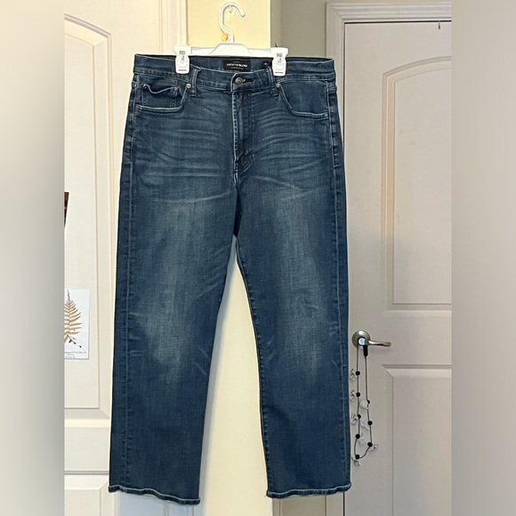 Lucky Brand Other - Lucky Brand Dark Blue Relaxed Straight Leg Jeans